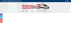 Desktop Screenshot of hometowncomforttn.net